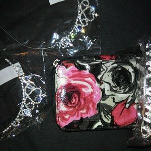 Crystal Silver Diamond Rhinestone embroidered crow